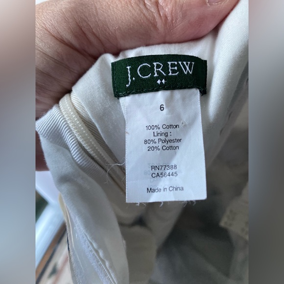 J. Crew Strapless Floral Multicolored Dress EUC Size 6 - Picture 5 of 8